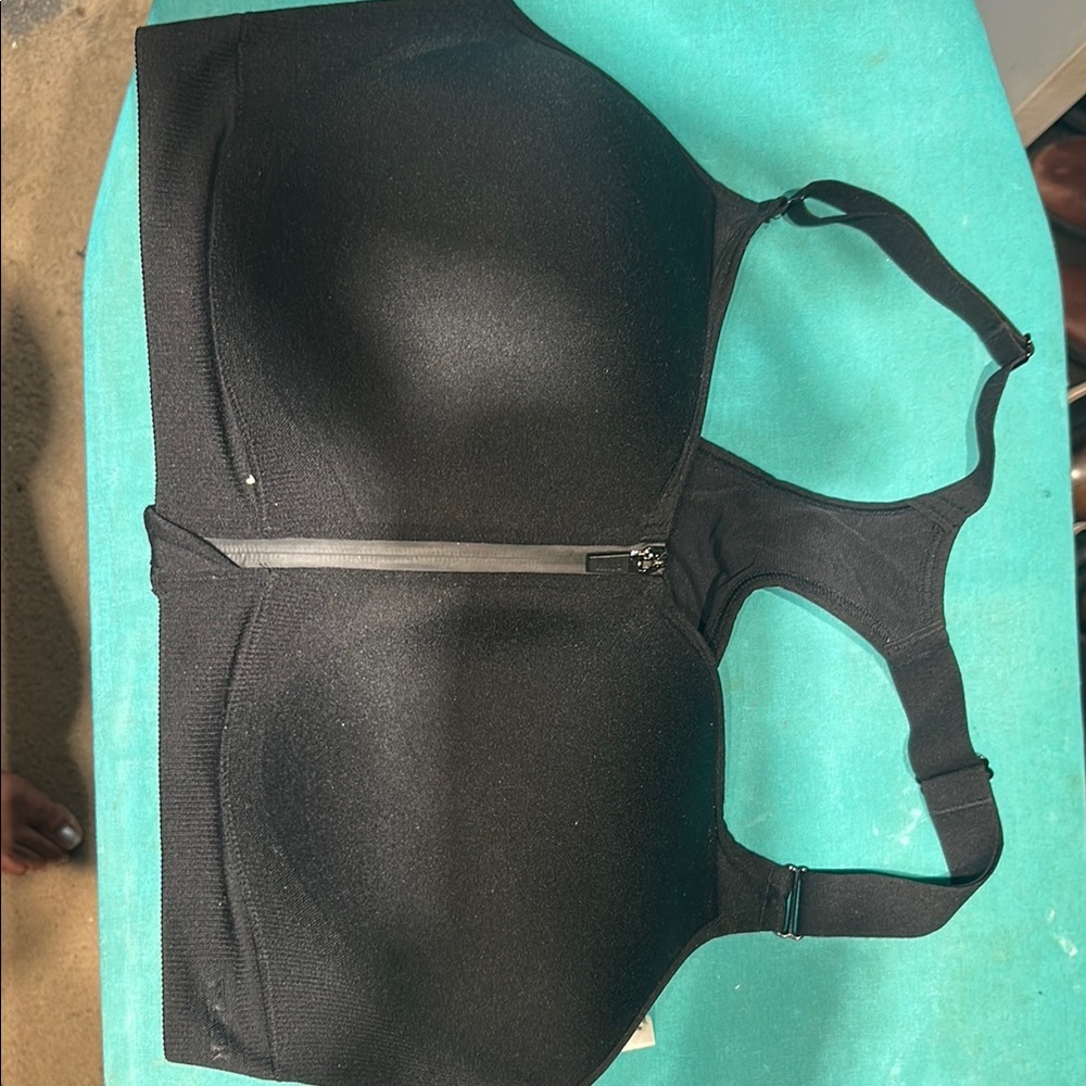 PINK Victoria's Secret Black Sports Bra Moisture-Wicking Intimates